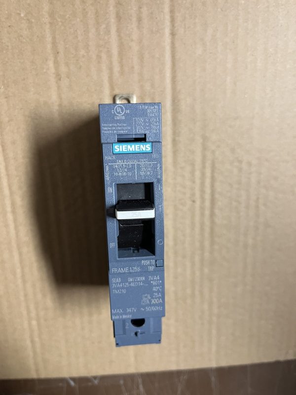 Автоматический выключатель Siemens 3VA4125-4ED14-0AA0