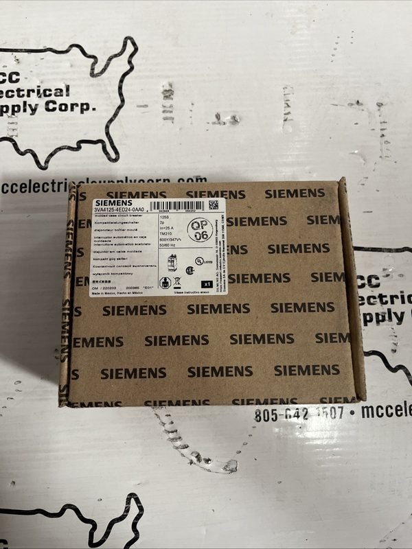 Автоматический выключатель Siemens 3VA4125-4ED24-0AA0