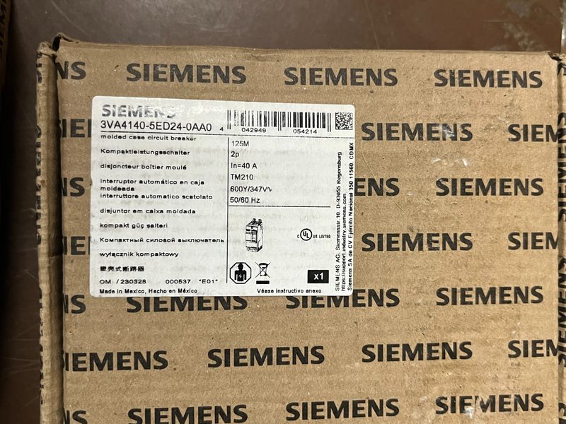 Автоматический выключатель Siemens 3VA4140-5ED24-0AA0