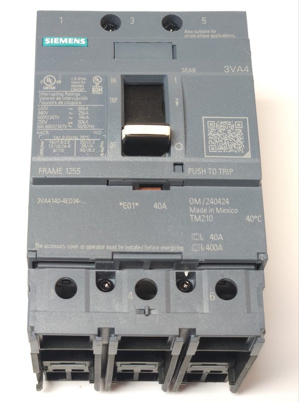 Автоматический выключатель Siemens 3VA4140