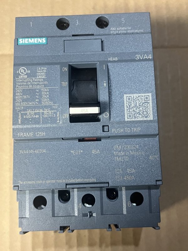 Автоматический выключатель Siemens 3VA4145-6ED34-0AA0