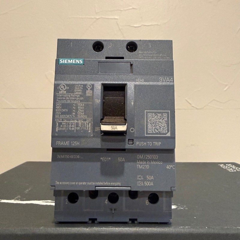 Автоматический выключатель Siemens 3VA4150-6ED34