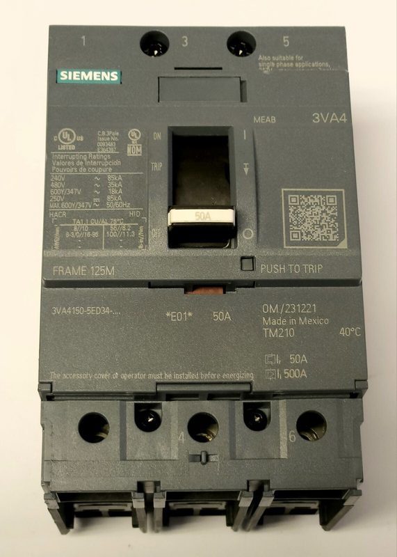 Автоматический выключатель Siemens 3VA4150