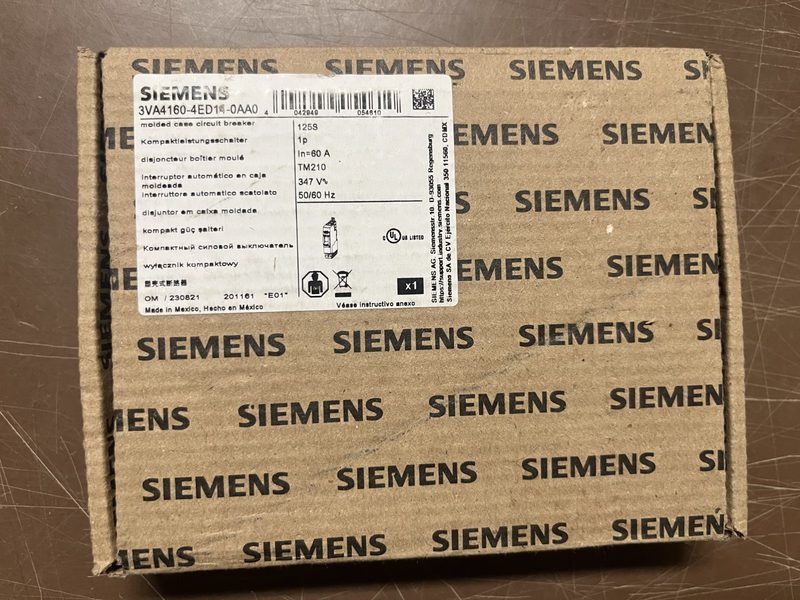 Автоматический выключатель Siemens 3VA4160-4ED14-0AA0