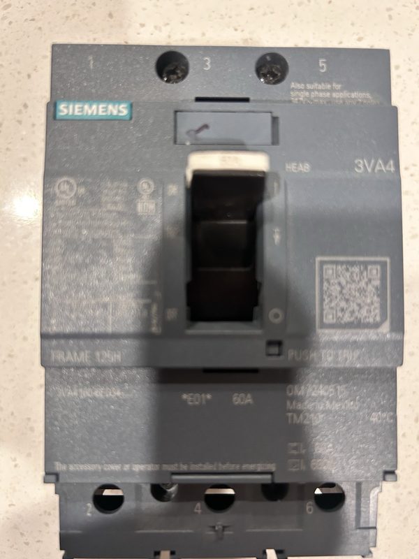 Автоматический выключатель Siemens 3VA4160-6ED34-0AA0