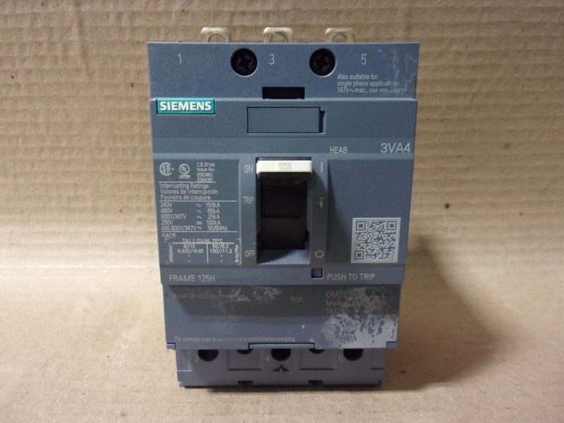 Автоматический выключатель Siemens 3VA4190-6ED34-0AA0