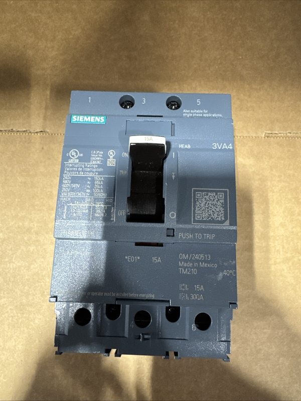 Автоматический выключатель Siemens 3VA4195-6ED34-0AA0