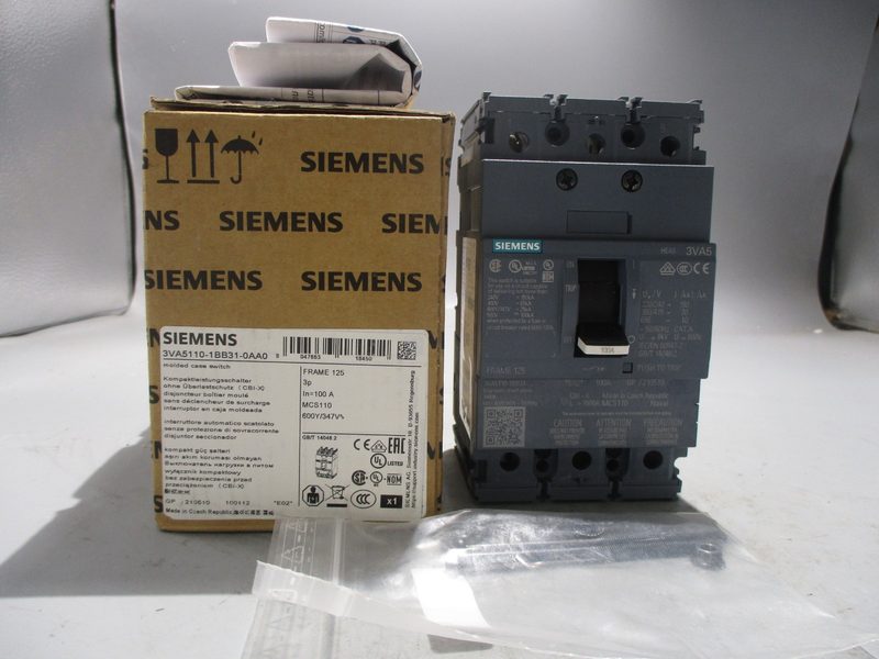 Автоматический выключатель Siemens 3VA5110-1BB31-0AA0