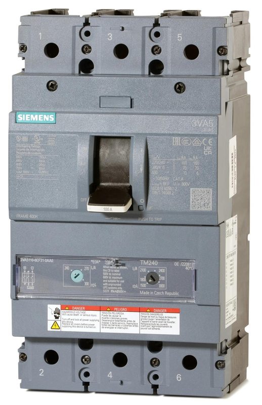 Автоматический выключатель Siemens 3VA5110-6EF31-0AA0
