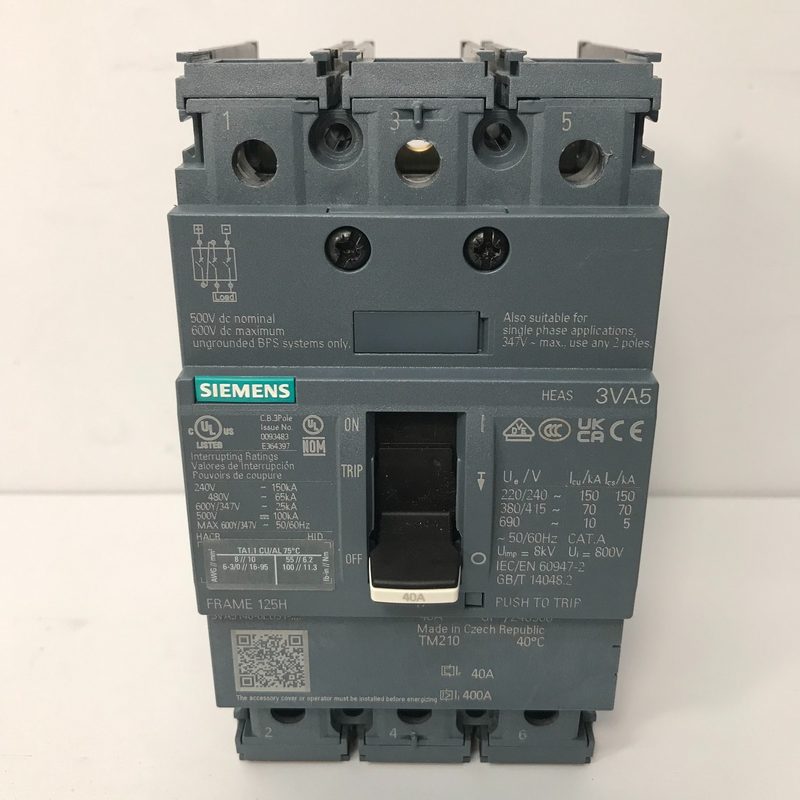 Автоматический выключатель Siemens 3VA5140-6ED31-0AA0
