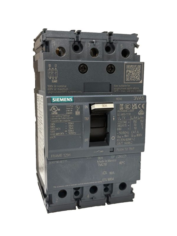 Автоматический выключатель Siemens 3VA5190-6ED31-0AA0