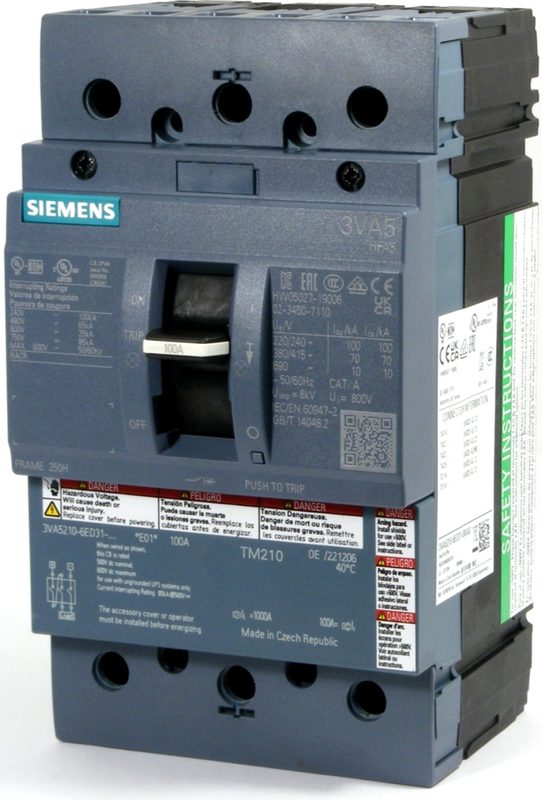 Автоматический выключатель Siemens 3VA5210-6ED31-0AA0