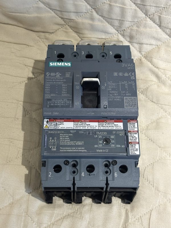 Автоматический выключатель Siemens 3VA5212-5EC31-0AA0