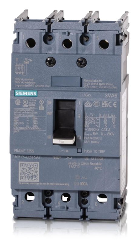 Автоматический выключатель Siemens 3VA5212-5ED61-0AA0