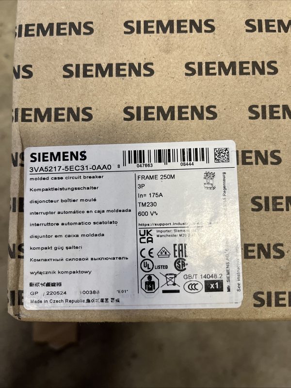 Автоматический выключатель Siemens 3VA5217-5EC31-0AA0