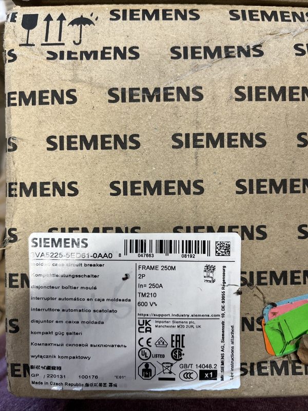Автоматический выключатель Siemens 3VA5225-5ED61-0AA0