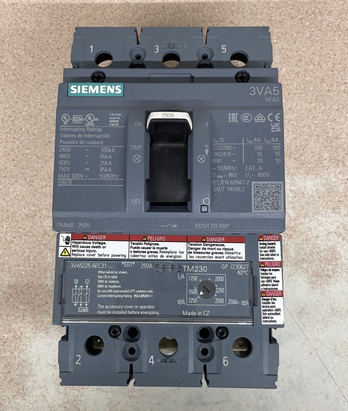 Автоматический выключатель Siemens 3VA5225-6EC31-0AA0