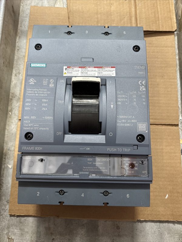Автоматический выключатель Siemens 3VA5580-6EC32-2AA0