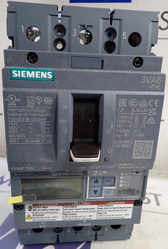 Автоматический выключатель Siemens 3VA6110-5JP31-0AA0