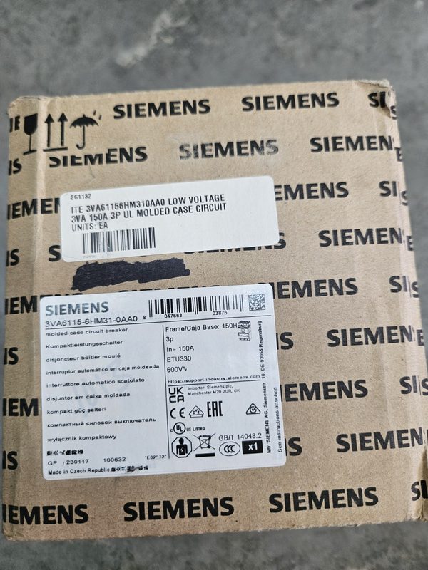 Автоматический выключатель Siemens 3VA6115-0HM31-0AA0