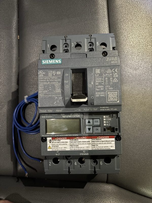 Автоматический выключатель Siemens 3VA6115-5KP31-0AA0