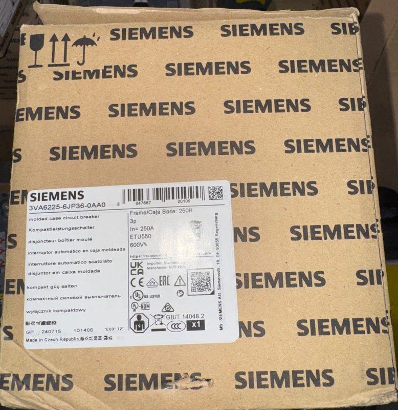 Автоматический выключатель Siemens 3VA6225-6JP31