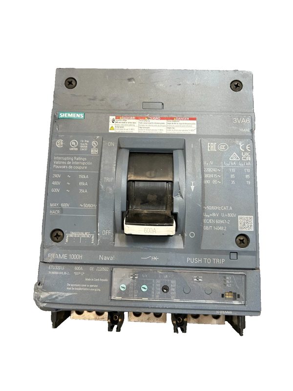 Автоматический выключатель Siemens 3VA6560-6HL36-2AA0