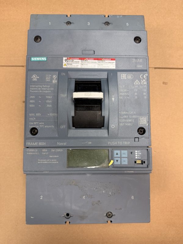 Автоматический выключатель Siemens 3VA6560-6JP32-2AA0