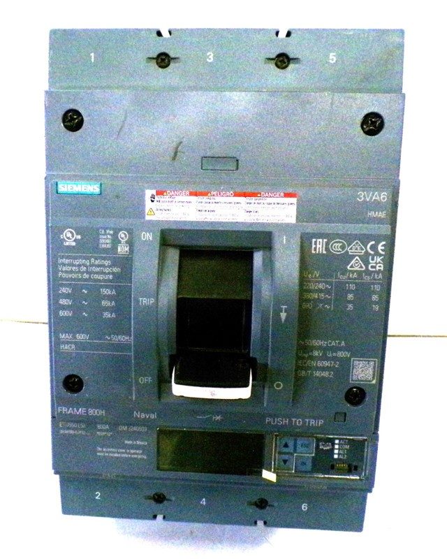 Автоматический выключатель Siemens 3VA6580-6JP32-0AA0