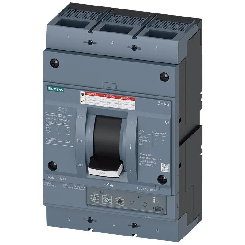 Автоматический выключатель Siemens 3VA6580-7JQ32-2AA0