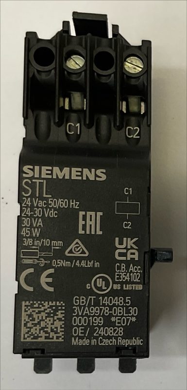 Автоматический выключатель Siemens 3VA9978-0BL0