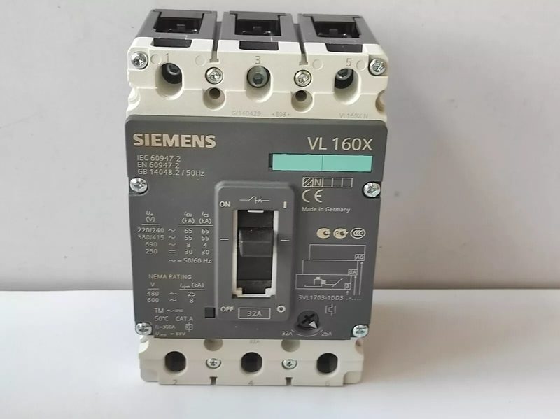 Автоматический выключатель Siemens 3VL1703-1DD33-0AA0