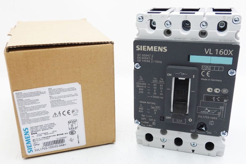 Автоматический выключатель Siemens 3VL1703-1DD33-0AB1