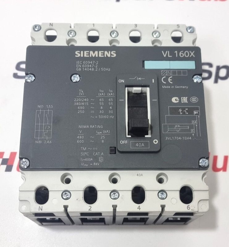 Автоматический выключатель Siemens 3VL1704-1EH46-0AA0