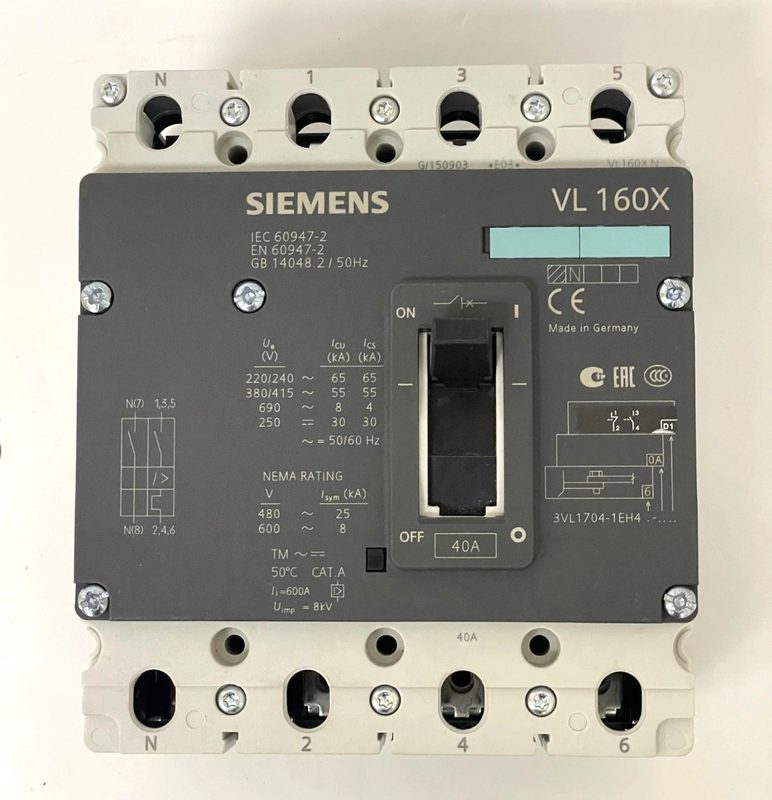Автоматический выключатель Siemens 3VL1704-1EH46-0AD1