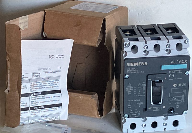 Автоматический выключатель Siemens 3VL1710-1DD33-0AA0