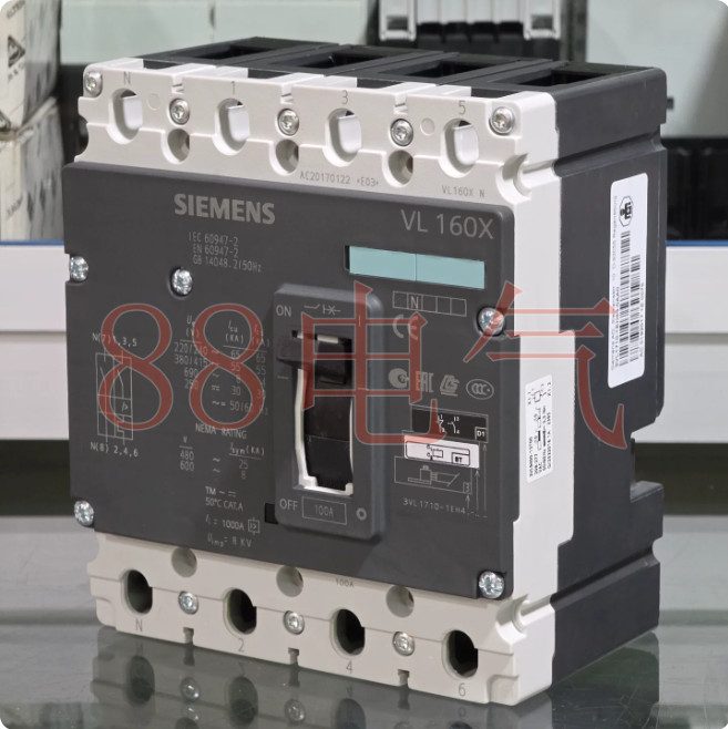 Автоматический выключатель Siemens 3VL1710-1EH43-8TD1