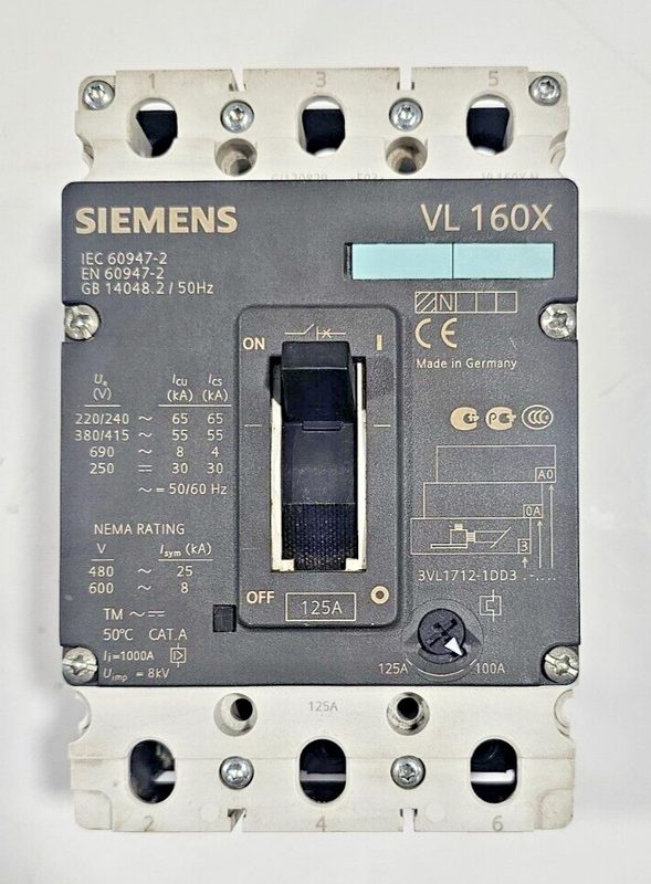 Автоматический выключатель Siemens 3VL1712-1DD3