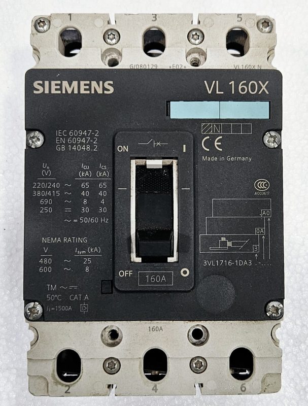Автоматический выключатель Siemens 3VL1716-1DA33-0AA0