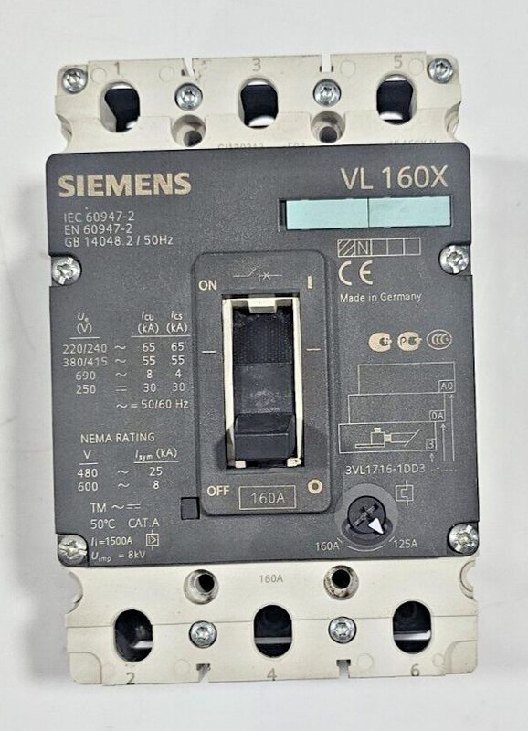 Автоматический выключатель Siemens 3VL1716-1DD33-0AA0
