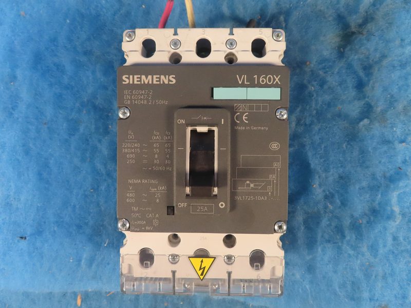 Автоматический выключатель Siemens 3VL1725-1DA33-0AA0