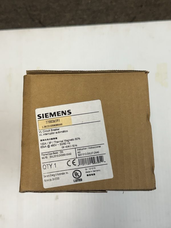 Автоматический выключатель Siemens 3VL2510-2KN30-0AA0
