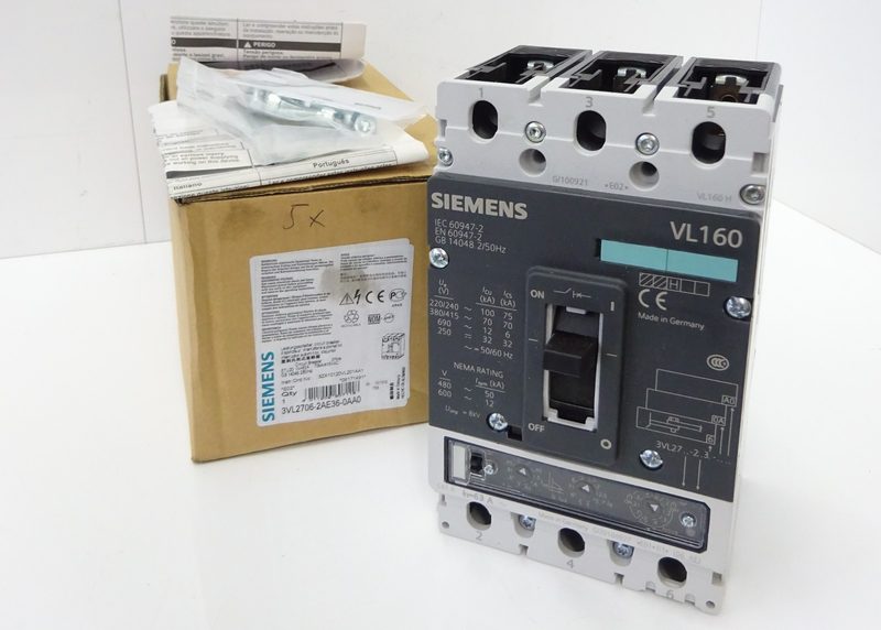 Автоматический выключатель Siemens 3VL2706-2AE36-0AA0