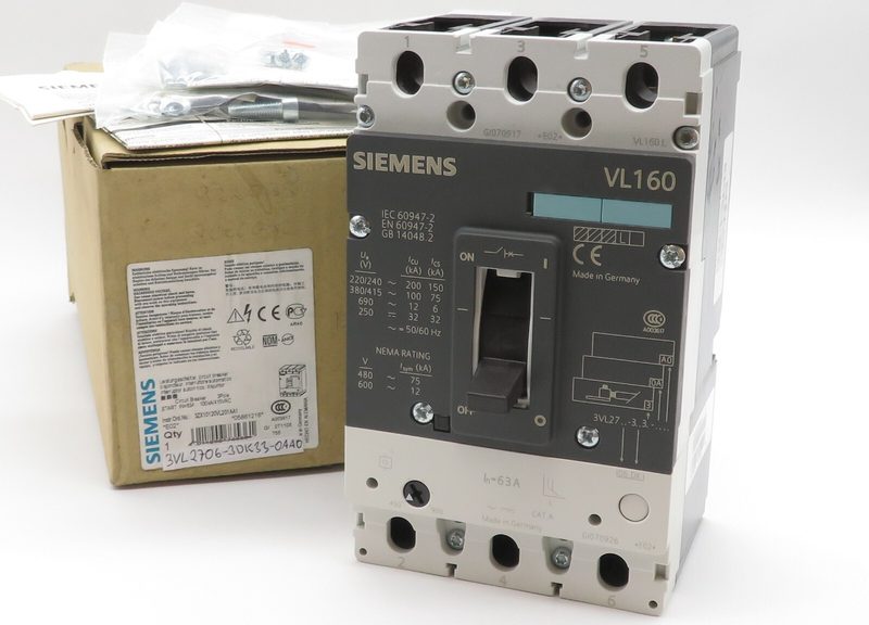 Автоматический выключатель Siemens 3VL2706-3DK33-0AA0