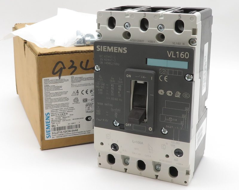 Автоматический выключатель Siemens 3VL2710-1DC36-0AA0