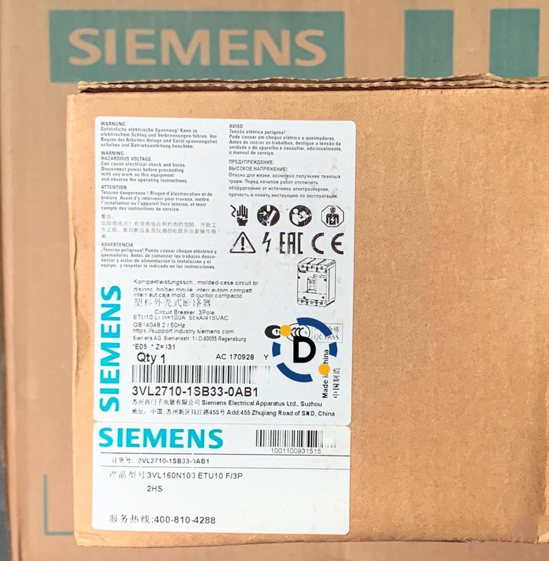 Автоматический выключатель Siemens 3VL2710-1SB33-0AB1