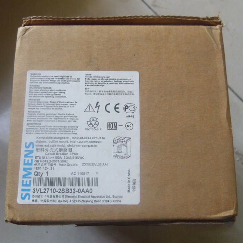 Автоматический выключатель Siemens 3VL2710-2SB33-0AA0