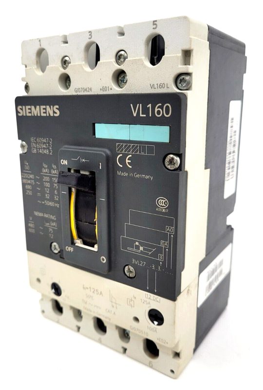 Автоматический выключатель Siemens 3VL2712-3DC33-0AA0