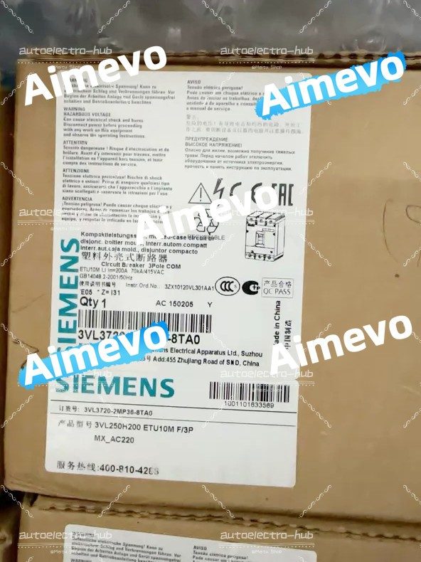 Автоматический выключатель Siemens 3VL3720-2MP36-8TA0