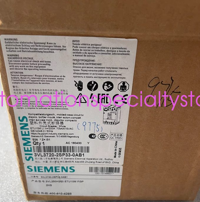 Автоматический выключатель Siemens 3VL3720-2SP33-0AB1